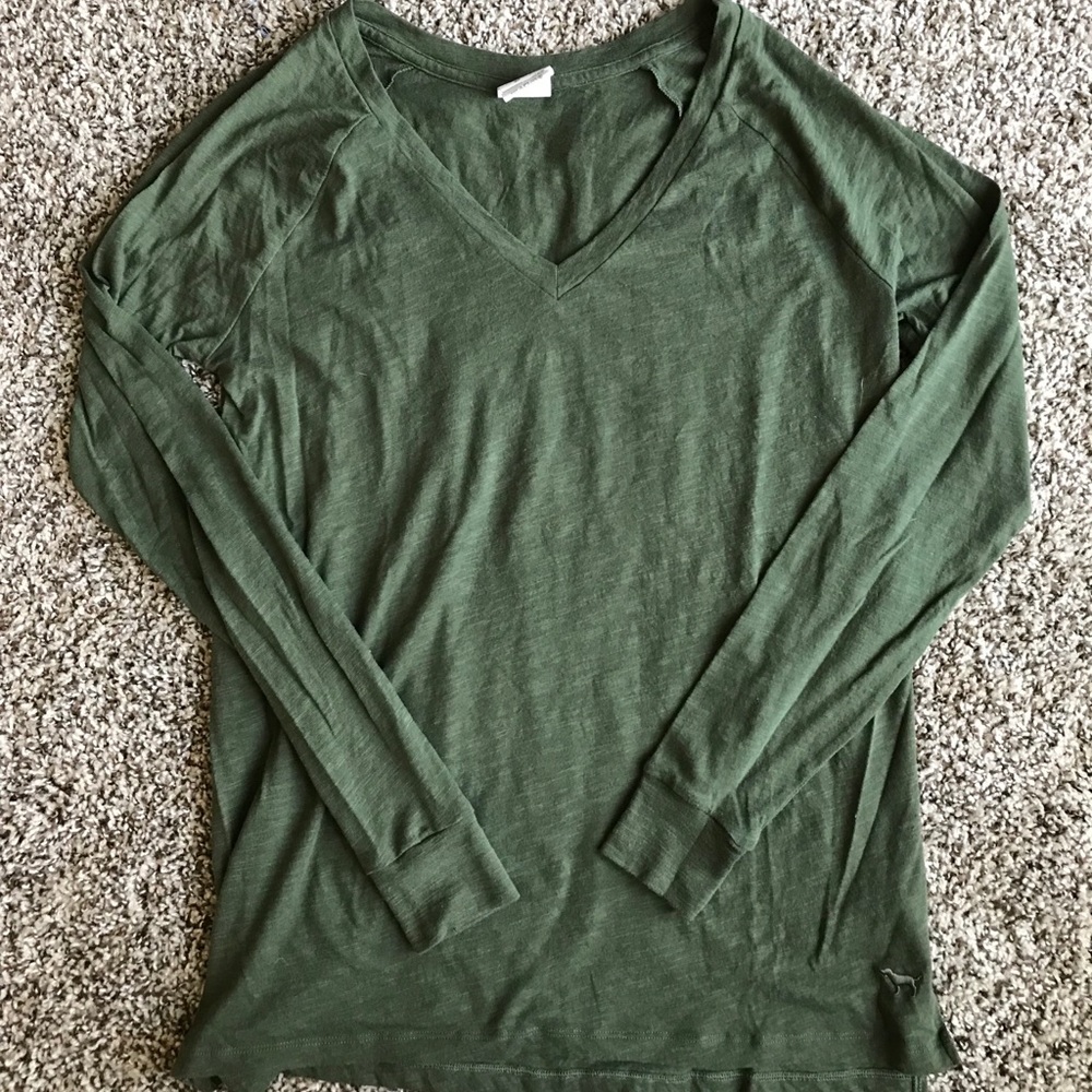 PINK long sleeve tee XSMALL